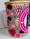 Cafecito y Chisme Frosted Coffee Mug