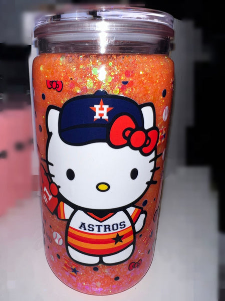 Astros Hello Kitty 16oz Acrylic snow globe